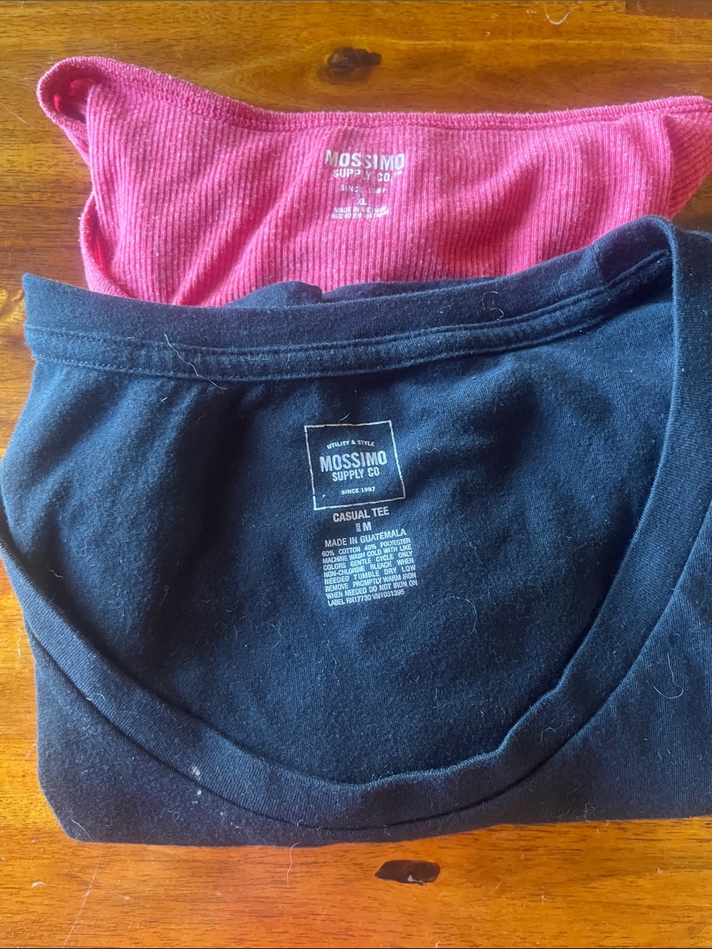 Mossimo Supply Co. set S/S T-shirt & L/S T-shirt ladies